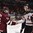 TORONTO, CANADA - DECEMBER 29: Latvia's Roberts Baranovskis #14 shakes hands with Philippe Myers #6 following Canada's 10-2 win during preliminary round action at the 2017 IIHF World Junior Championship. (Photo by Matt Zambonin/HHOF-IIHF Images)

